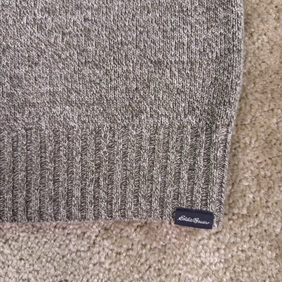 Eddie Bauer Mens Size XL Wool Blend Shawl Collar Sweater Comfy Outdoors E965 - Picture 3 of 11